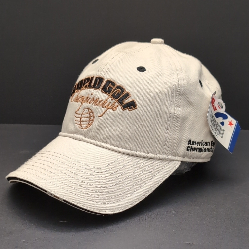 NWT,Headwear by The Game Men's Off-white  World Golf, Harding Park 1925 Cap.